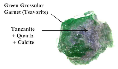 An indication of the difficulty of tsavorite mining comes in the form of this large