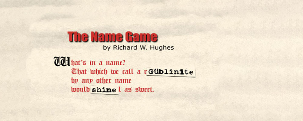 Gem Nomenclature • The Name Game