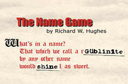 Gem Nomenclature • The Name Game