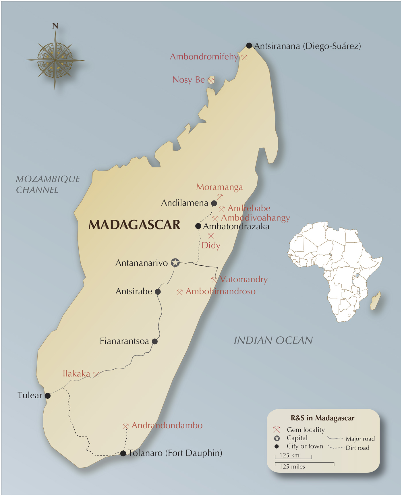 Madagascar Map