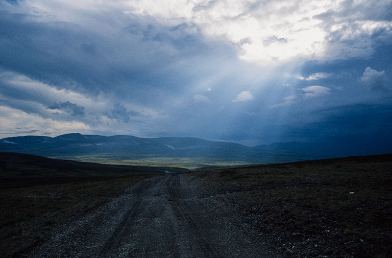 Sunset in Siberia