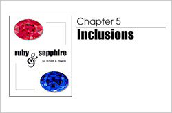 Ruby & Sapphire (1997) • Inclusions in Corundum
